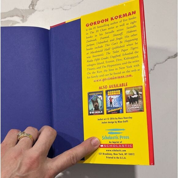 Slacker by Gordon Korman Hardcover Children’s Fiction Book - Picture 6 of 7